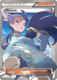 Pokémon TCG - Winona XY - 108/108 - Roaring Skies - Full Art - NM