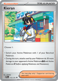 Pokémon TCG - Kieran (Poke Ball) - 113/131 - Prismatic Evolutions - NM