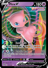 Pokémon TCG - Mew V - 113/264 - Fusion Strike - Ultra Rare