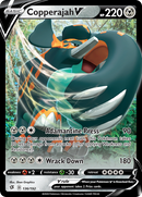 Pokémon TCG - Copperajah V - 136/192 - Rebel Clash - Rare Holo - MP