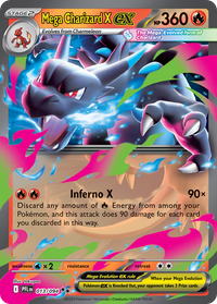 Pokémon TCG - Mega Charizard X ex - 013/094 - Phantasmal Flames (ME02) - Holo
