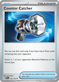 Pokémon TCG - Counter Catcher - 160/182 - Paradox Rift (SV04) - Uncommon - NM