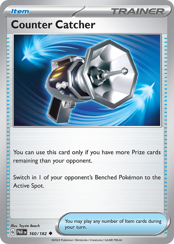 Pokémon TCG - Counter Catcher - 160/182 - Paradox Rift (SV04) - Uncommon - NM