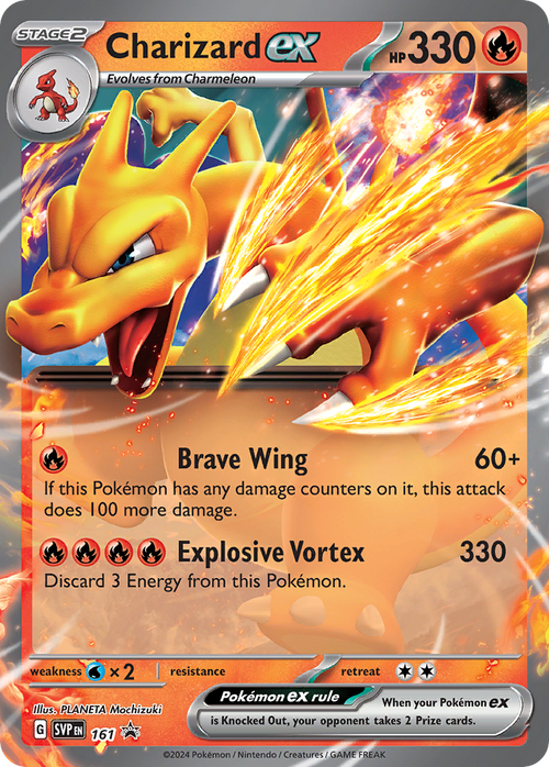 Pokémon TCG - Charizard ex - 161 - Scarlet & Violet Promos - NM
