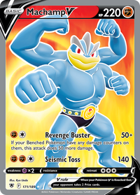 Pokémon TCG - Machamp V - 171/189 - Astral Radiance - Full Art - NM
