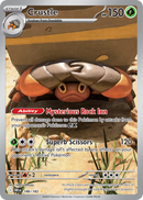Pokémon TCG - Crustle - 186/182 - Destined Rivals - Illustration Rare - NM