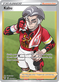 Pokémon TCG - Kabu - 186/189 - Darkness Ablaze - Full Art Rare - NM