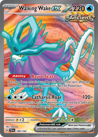 Pokémon TCG - Walking Wake Ex - 189/162 - Temporal Forces - Full Art Ultra Rare Holo - NM