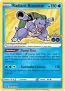 Pokémon TCG - Radiant Blastoise - 018/078 - Pokémon GO - Holo - NM
