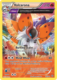 Pokémon TCG - Volcarona - 18/98 - Ancient Origins - Rare - MP