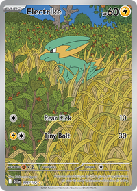 Pokémon TCG - Electrike - 196/182 - Destined Rivals - Illustration Rare - NM