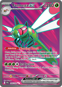 Pokémon TCG - Yanmega ex - 206/182 - Destined Rivals - Ultra Rare - NM