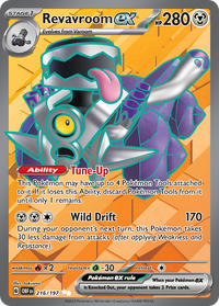 Pokémon TCG - Revavroom ex - 216/197 - Obsidian Flames - Ultra Rare Holo - NM