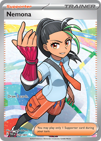 Pokémon TCG - Nemona - 229/091 - Paldean Fates - Full Art Ultra Rare - NM
