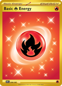 Pokémon TCG - Basic Fire Energy - 230/197 - Obsidian Flames (SV03) - Hyper Rare - NM
