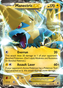 Pokémon TCG - Manectric EX - 23/119 - Phantom Forces - Ultra Rare Holo - MP
