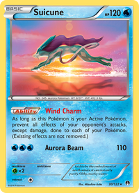 Pokémon TCG - Suicune - 30/122 - BREAKpoint - Holo Rare - LP