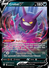 Pokémon TCG - Crobat V SWSH - 044/072 - Shining Fates - Ultra Rare
