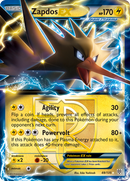 Pokémon TCG - Zapdos EX (Team Plasma) - 48/135 - Plasma Storm - Ultra Rare Holo - DMG