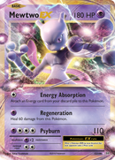 Pokémon TCG - Mewtwo EX - 52/108 - Evolutions - Ultra Rare Holo - NM