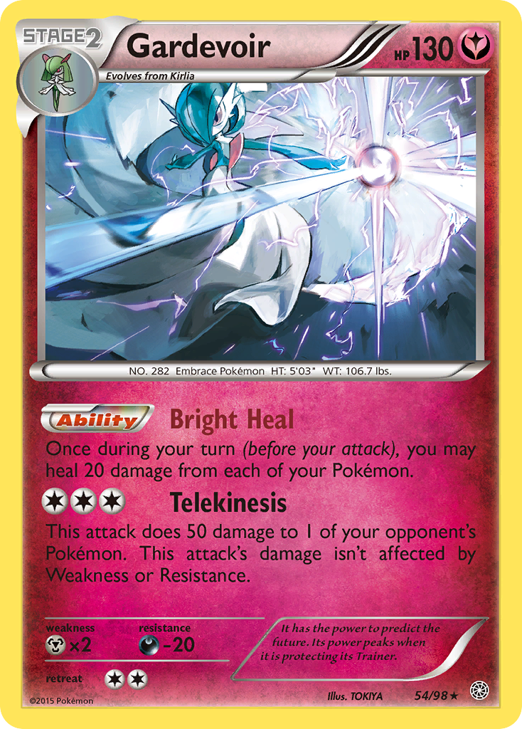 Pokémon TCG - Gardevoir - 54/98 - Ancient Origins - Holo Rare - LP