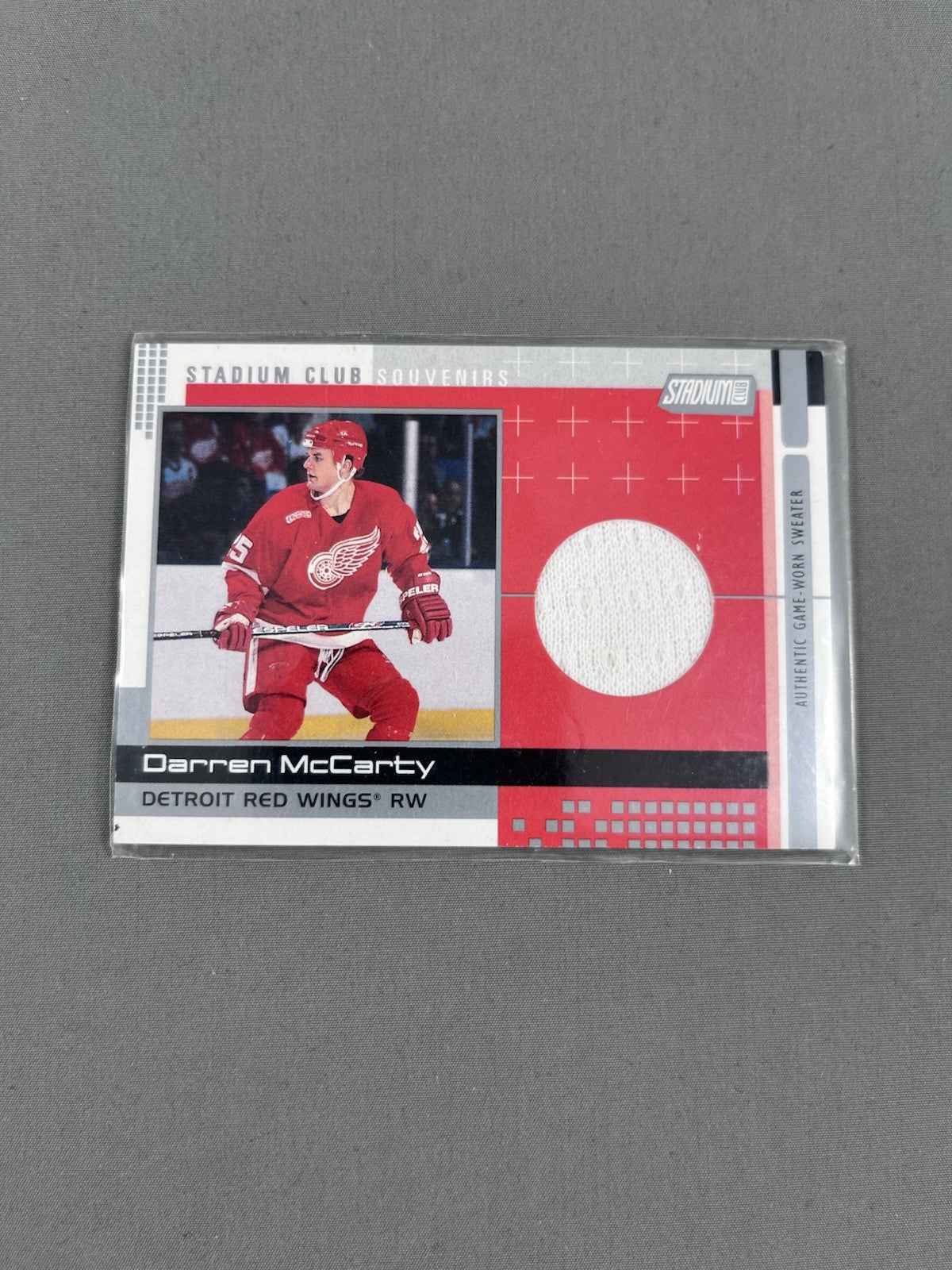 2000-01 Topps Stadium Club Darren McCarty Stadium Club Souvenirs Jersey #SCS-7