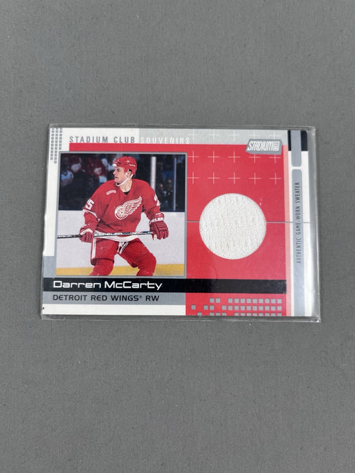 2000-01 Topps Stadium Club Darren McCarty Stadium Club Souvenirs Jersey #SCS-7