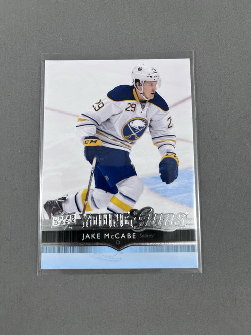 2014-15 Upper Deck Series 1 Young Guns Jake McCabe #208 Rookie Buffalo Sabres