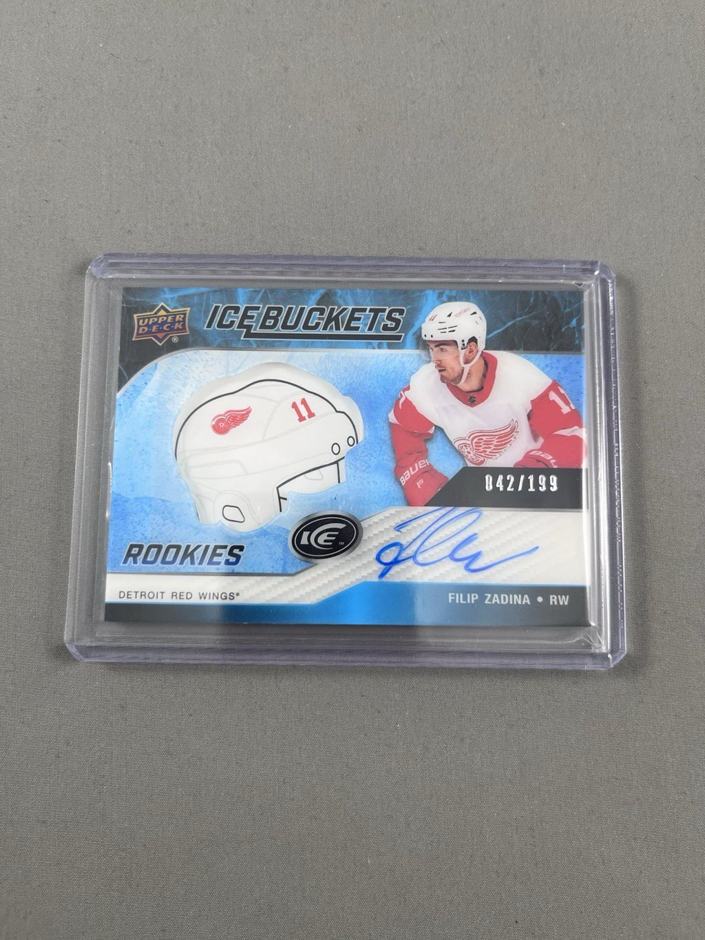 2019-20 UD Ice Ice Buckets Filip Zadina /199