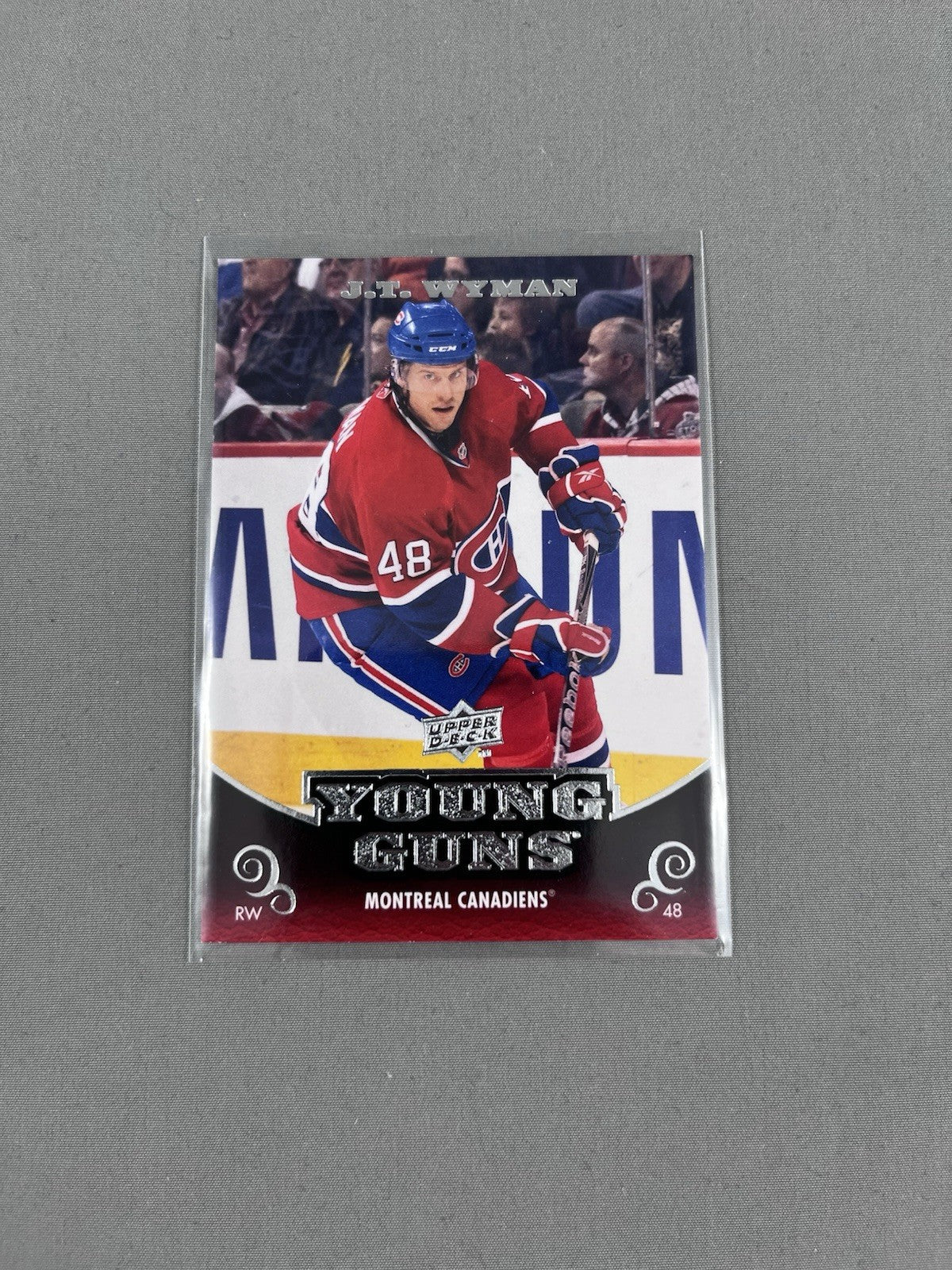 2010-11 UD Series 1 J.T. Wyman #232 Young Guns RC Montreal Canadiens