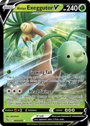 Pokémon TCG - Alolan Exeggutor V - 005/078 - Pokemon GO - Ultra Rare Holo - NM