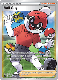 Pokémon TCG - Ball Guy - 065/072 - Shining Fates - Full Art Ultra Rare - NM