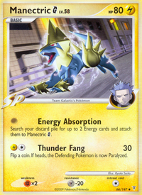 Pokémon TCG - Manectric G - 66/147 - Supreme Victors - MP