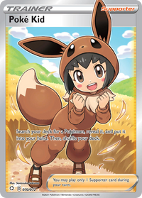Pokémon TCG - Poke Kid [ ] Trainer - 070/072 - Shining Fates - Ultra Rare - NM