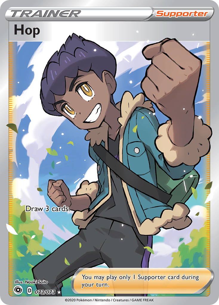 Pokémon TCG - Hop - 073/073 - Champion's Path - Full Art Ultra Rare Holo - NM