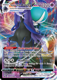 Pokémon TCG - Shadow Rider Calyrex VMAX - 075/198 - Chilling Reign - Ultra Rare Holo - NM