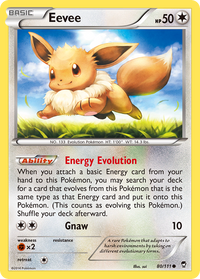 Pokémon TCG - Eevee - 80/111 - Furious Fists - LP