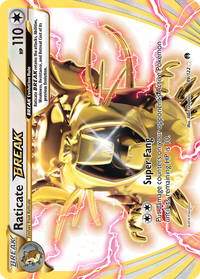 Pokémon TCG - Raticate BREAK - 89/122 - BREAKpoint - Holo - MP