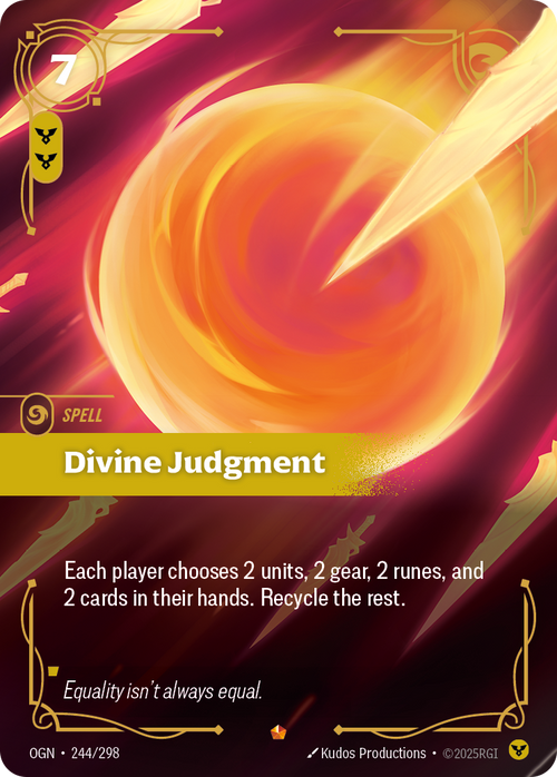 Riftbound TCG - Divine Judgment - Origins - 244/298 - Epic Foil - NM