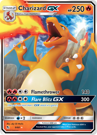 Pokémon TCG - Charizard GX - 9/68 - Hidden Fates - HP