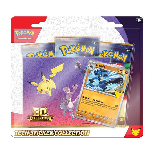 Pokemon 30th Anniversary Sticker Tech Collection