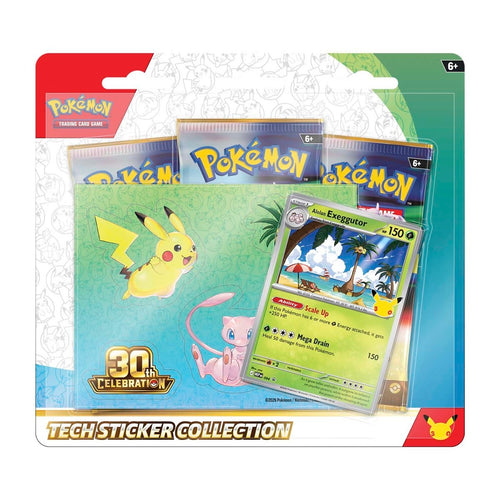 Pokemon 30th Anniversary Sticker Tech Collection