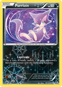 Pokémon TCG - Purrloin - RC13/RC25 - Legendary Treasures - Holo - MP