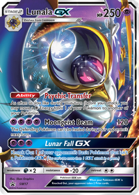 Pokémon TCG - Lunala GX - SM17 - Sun & Moon Promos - Holo - MP