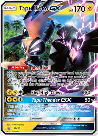 Pokémon TCG - Tapu Koko GX - SM50 - Sun & Moon Promos - Ultra Rare - DMG