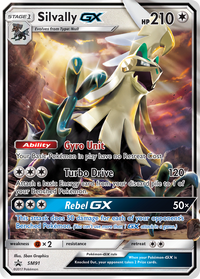 Pokémon TCG - Silvally GX - SM91 - Sun & Moon Promos - Holo - LP