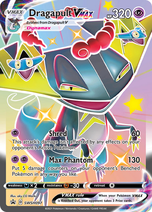 Pokémon TCG - Dragapult VMAX - SWSH097 - Sword & Shield Promos - Holo - NM