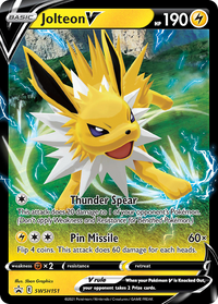 Pokémon TCG - Jolteon V - SWSH151 - Sword & Shield Promos - Holo - NM