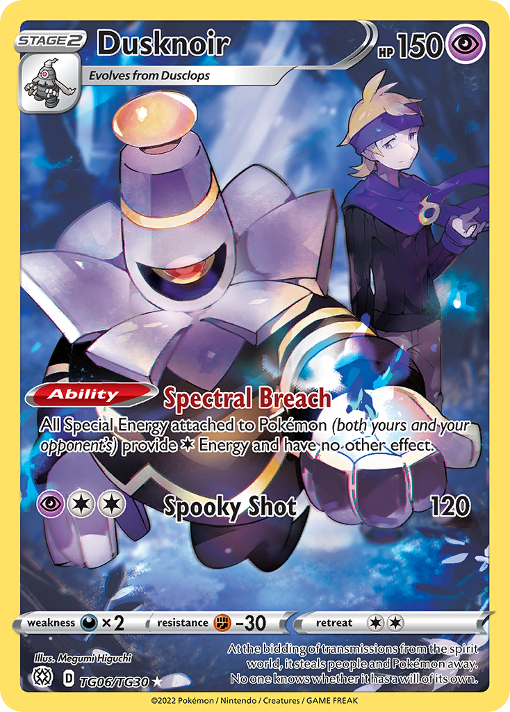 Pokémon TCG - Dusknoir - TG06/TG30 - Brilliant Stars - Holo Rare - NM
