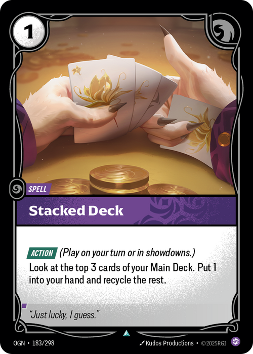 Riftbound TCG - Stacked Deck - Origins - 183/298 - NM